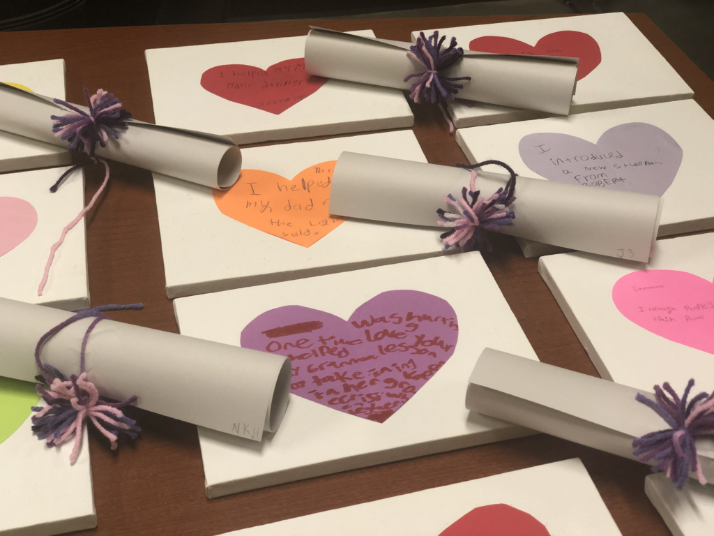Kindness Counts Challenge I hosted one year in celebration of Valentine's Day.